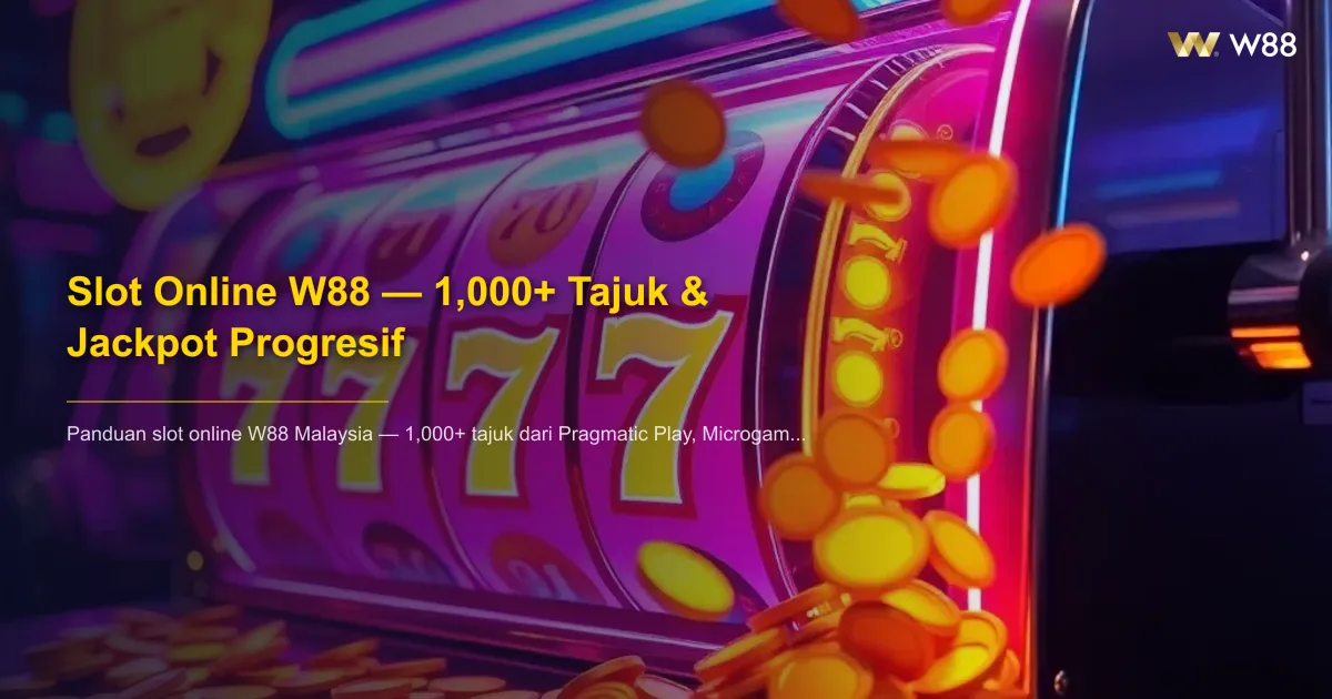 Slot Online W88 — 1,000+ Tajuk & Jackpot Progresif