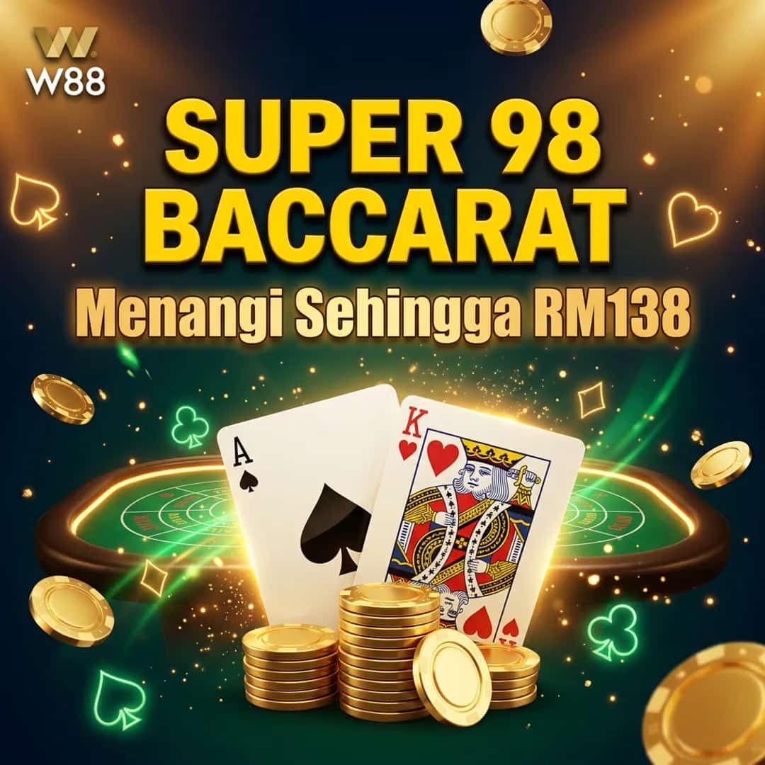 Super 98 Baccarat — Menangi Sehingga RM138